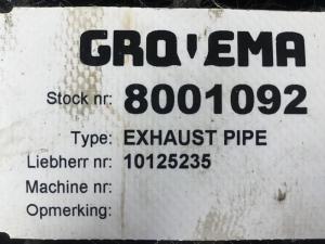 Liebherr Auspuffrohr